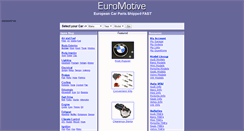 Desktop Screenshot of euromotives.com