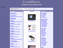 Tablet Screenshot of euromotives.com